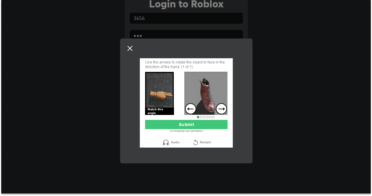 arkose roblox challenge